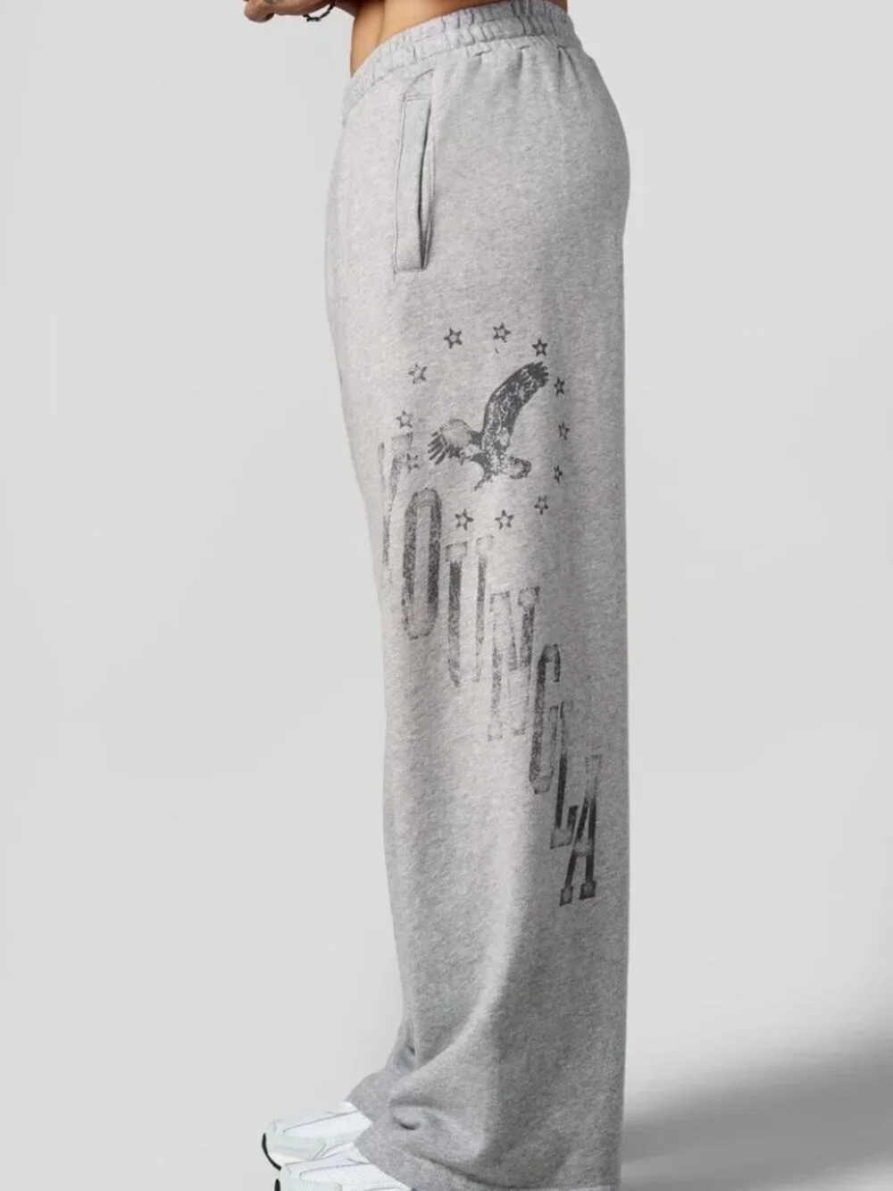 YoungLA 2175 - Golden Era Sweats (Heather Grey/Large)